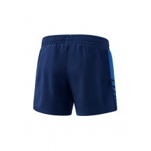 Erima Sporthose Short Six Wings Worker (100% Polyester) kurz royalblau/navyblau Damen